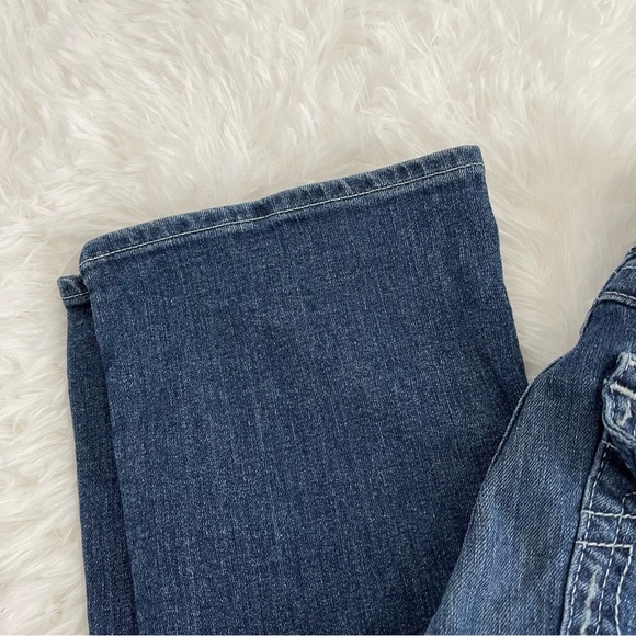 True Religion Becky Jeans Size 26 Straight Leg Dark Wash EUC - Picture 8 of 9